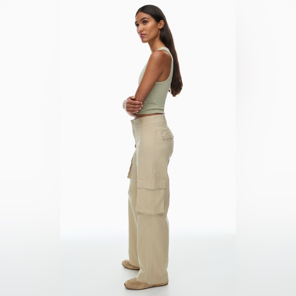 Aritzia Wilfred Beige Cargo Pants